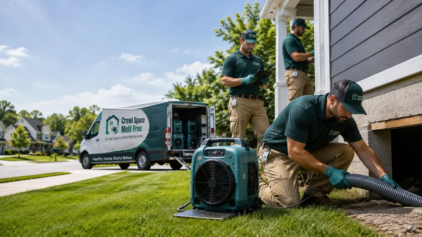 Crawl Space Mold Removal in Blachly, OR
